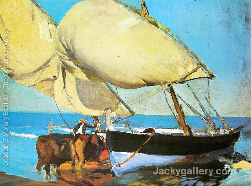 The sails by Joaquin Sorolla y Bastida paintings reproduction